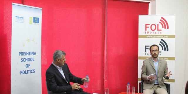 Foto Galeria: Kryetari i PDK-së, Hashim Thaçi, në debatin e FOL dhe PIPS