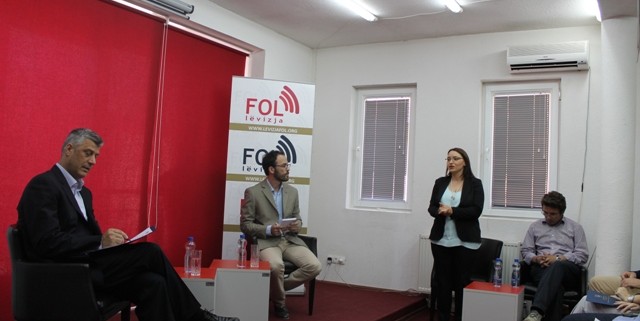Foto Galeria: Kryetari i PDK-së, Hashim Thaçi, në debatin e FOL dhe PIPS